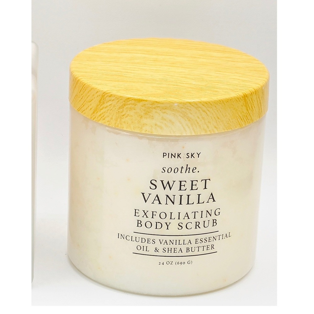 Pink Sky Sweet Vanilla Exfoliating Body Scrub 24 oz